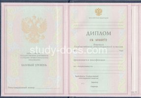 Диплом колледжа 1997-2002 в Тольятти